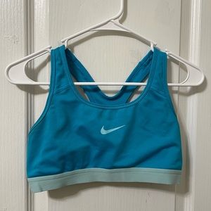 Blue Nike sportsbra